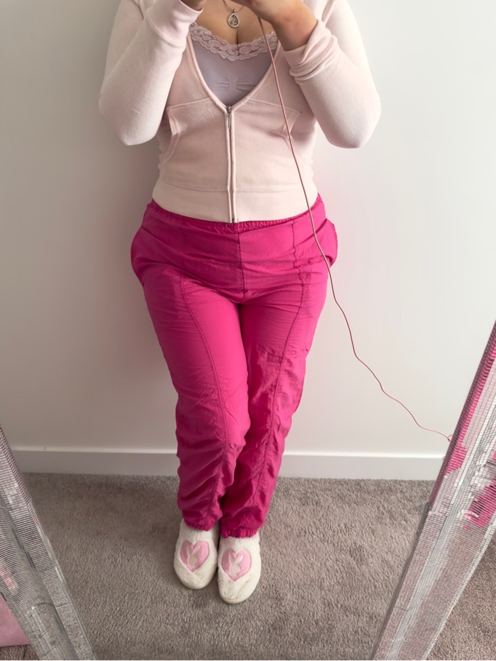 pink vintage northern spirit ski snow pants